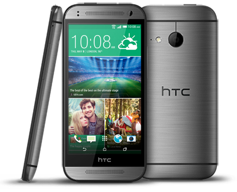 HTC One Mini 2 - 4G - 16 Gt + microSDXC paikka - 4.5" - 1280 x 720 pikseliä - 13 megapikseliä - Android - gunmetal gray image
