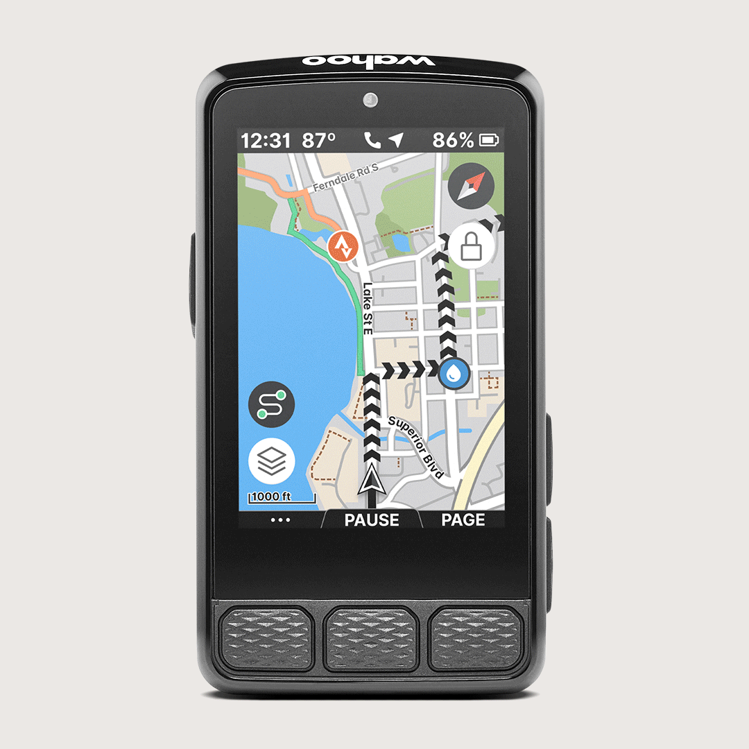 Wahoo ELEMNT ROAM 3 kestävä laitteisto ja pidennetty akunkesto