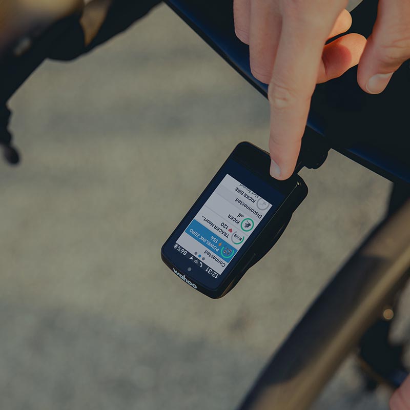 Панель Ready-to-Ride на Wahoo ELEMNT BOLT 3
