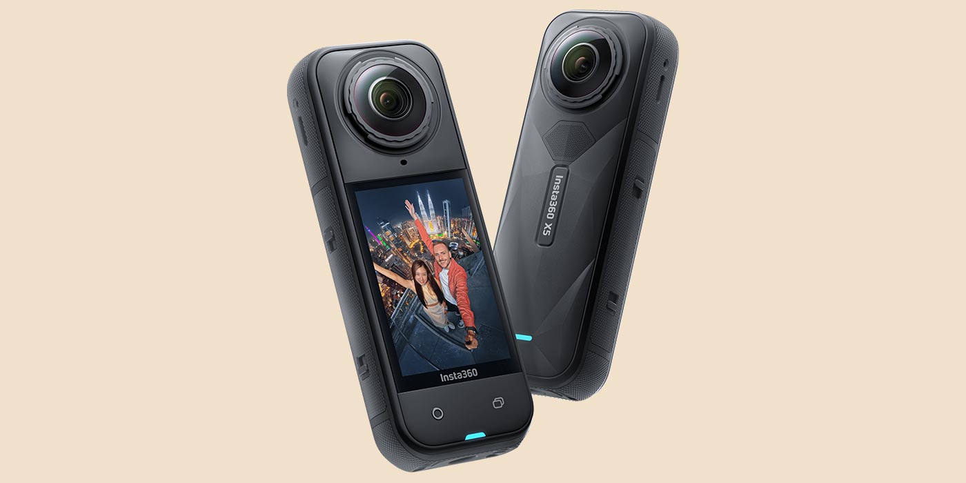 Insta360 X5 8K 360 actionkamera framifrån