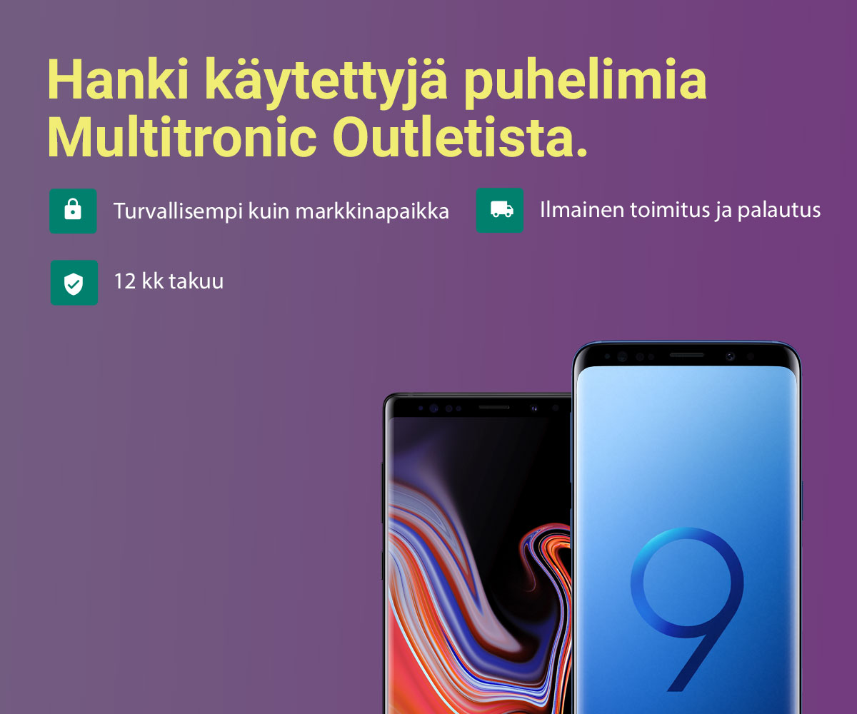 Käytety Android puhelimet edullisesti - Multitronic | Multitronic