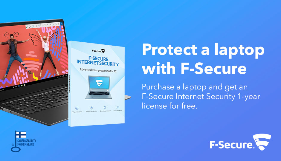 F-Secure Internet Security with notebooks