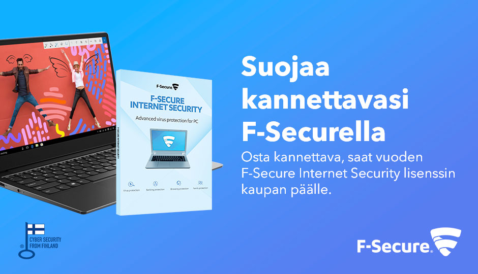 F-Secure Internet Security kannettavien kanssa