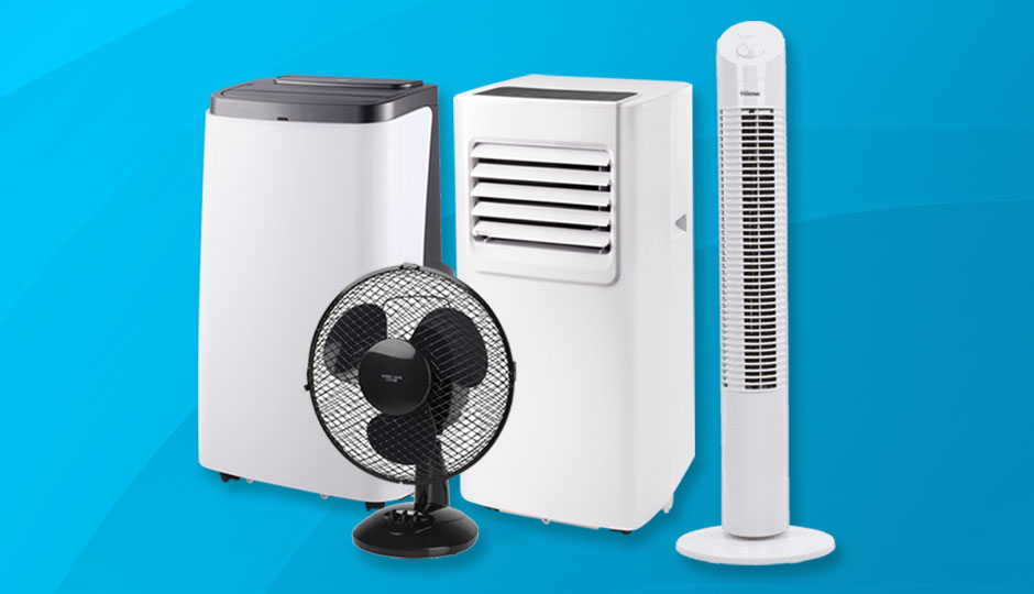 Air conditioners and fans