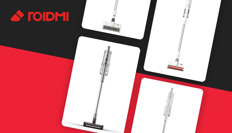 ROIDMI cordless vaccum cleaners