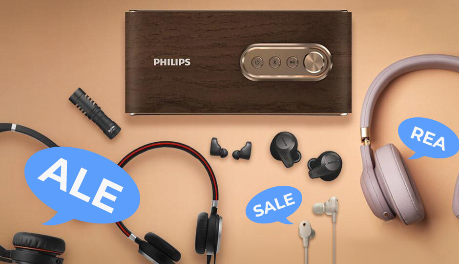 Selected audio products now with a discounted price