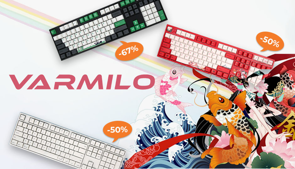 Varmilo keyboards starting from only 49€