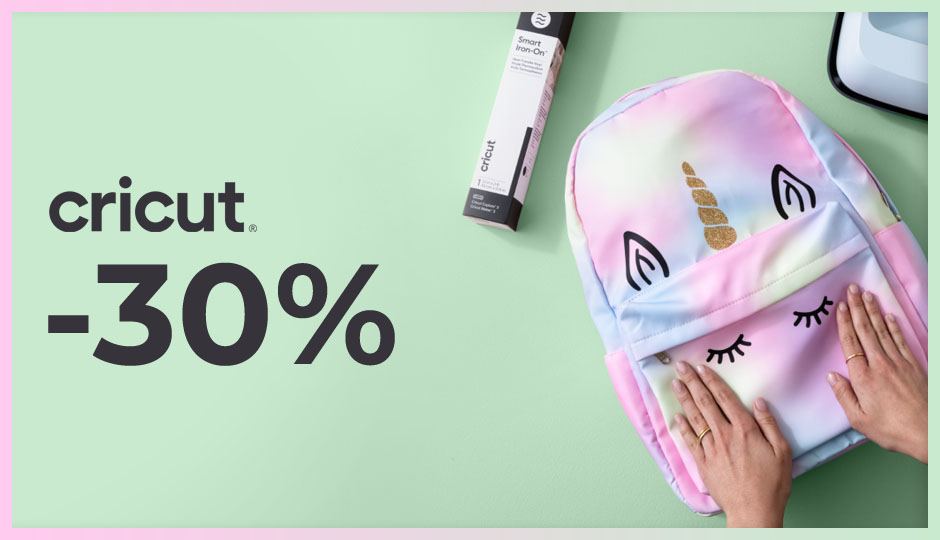 Selected Cricut Vinyl products -30%