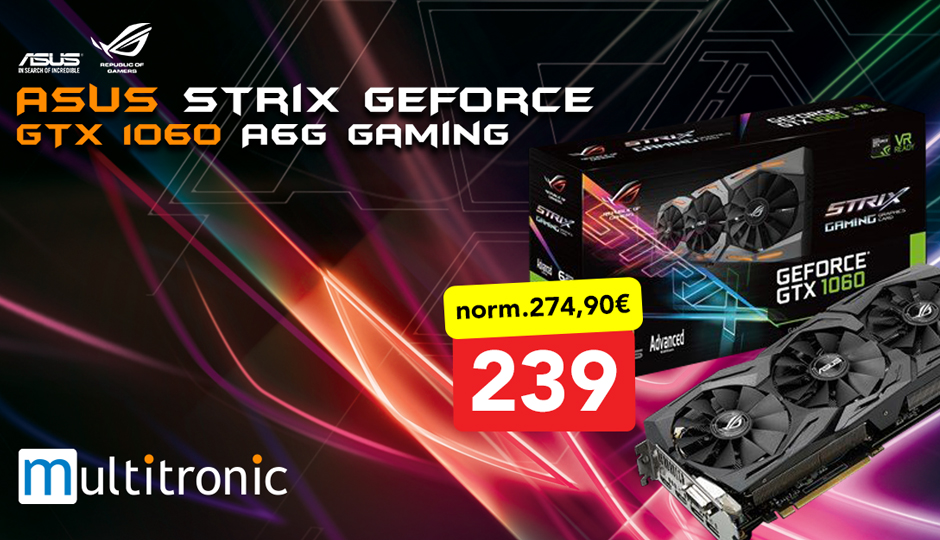 Asus Strix GeForce GTX 1060 A6G Gaming 6GB - graphics card