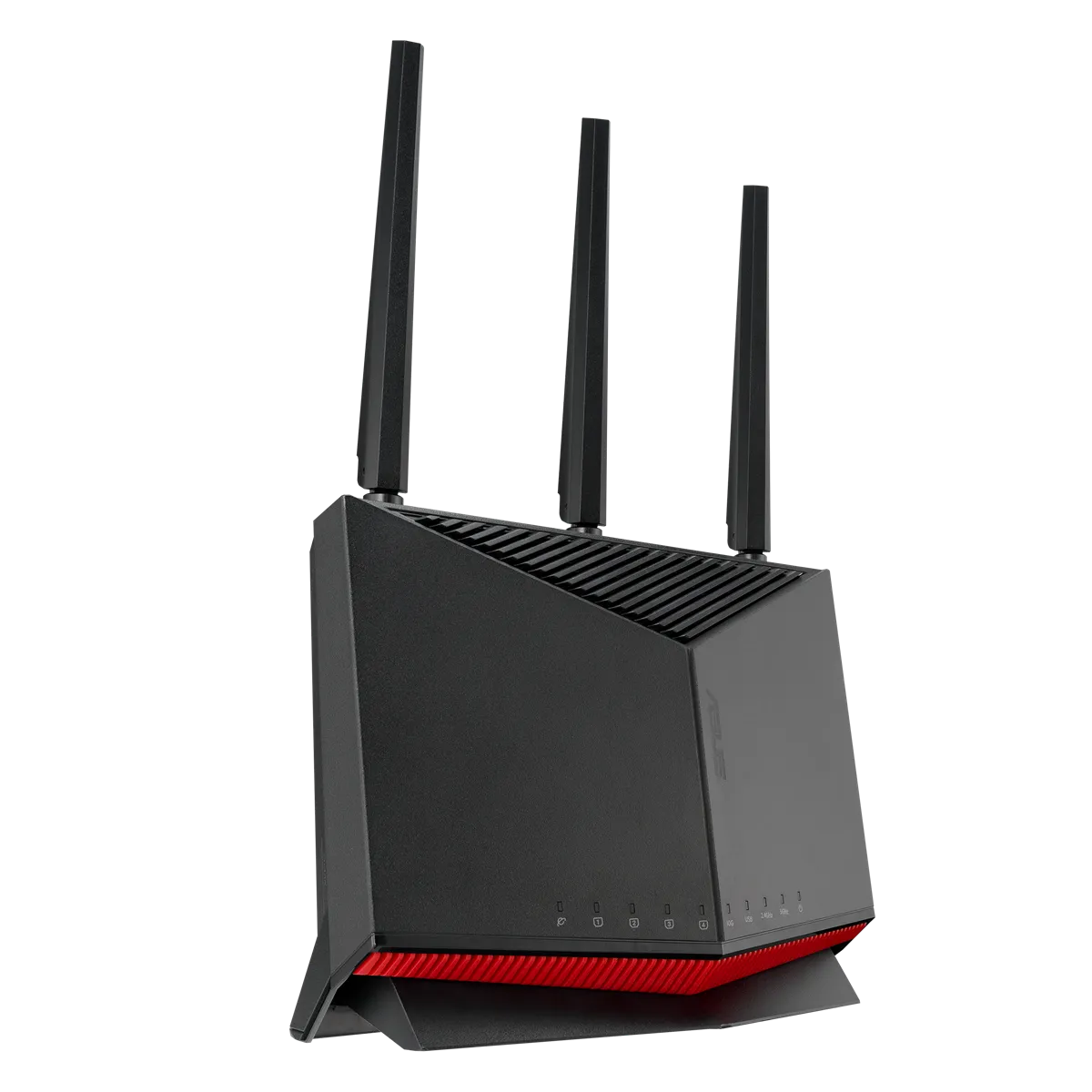 Asus RT-BE86U -reititin, Wi-Fi 7, Dual-band, 10G Ethernet -portilla, musta