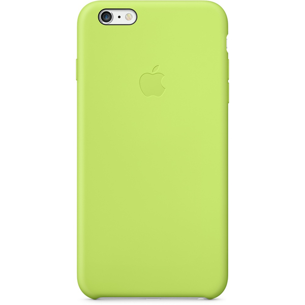 Apple - Takakansi matkapuhelimelle - silikoni - vihreä malleihin iPhone 6 Plus, 6s Plus image