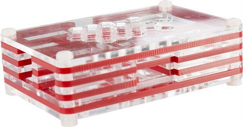 EPZI akryylinen muovi kotelo Raspberry Pi tietokoneelle, puna.\läpin? image