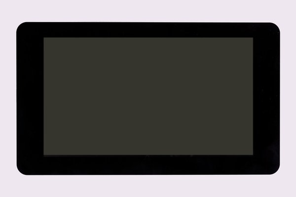 Raspberry Pi 7" LCD-kosketusnäyttö, kapasitiivinen, 10 pistettä, musta image