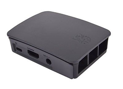 Virallinen Raspberry Pi 3 Model B -kotelo (bulk), 2 osaa, musta/harmaa image