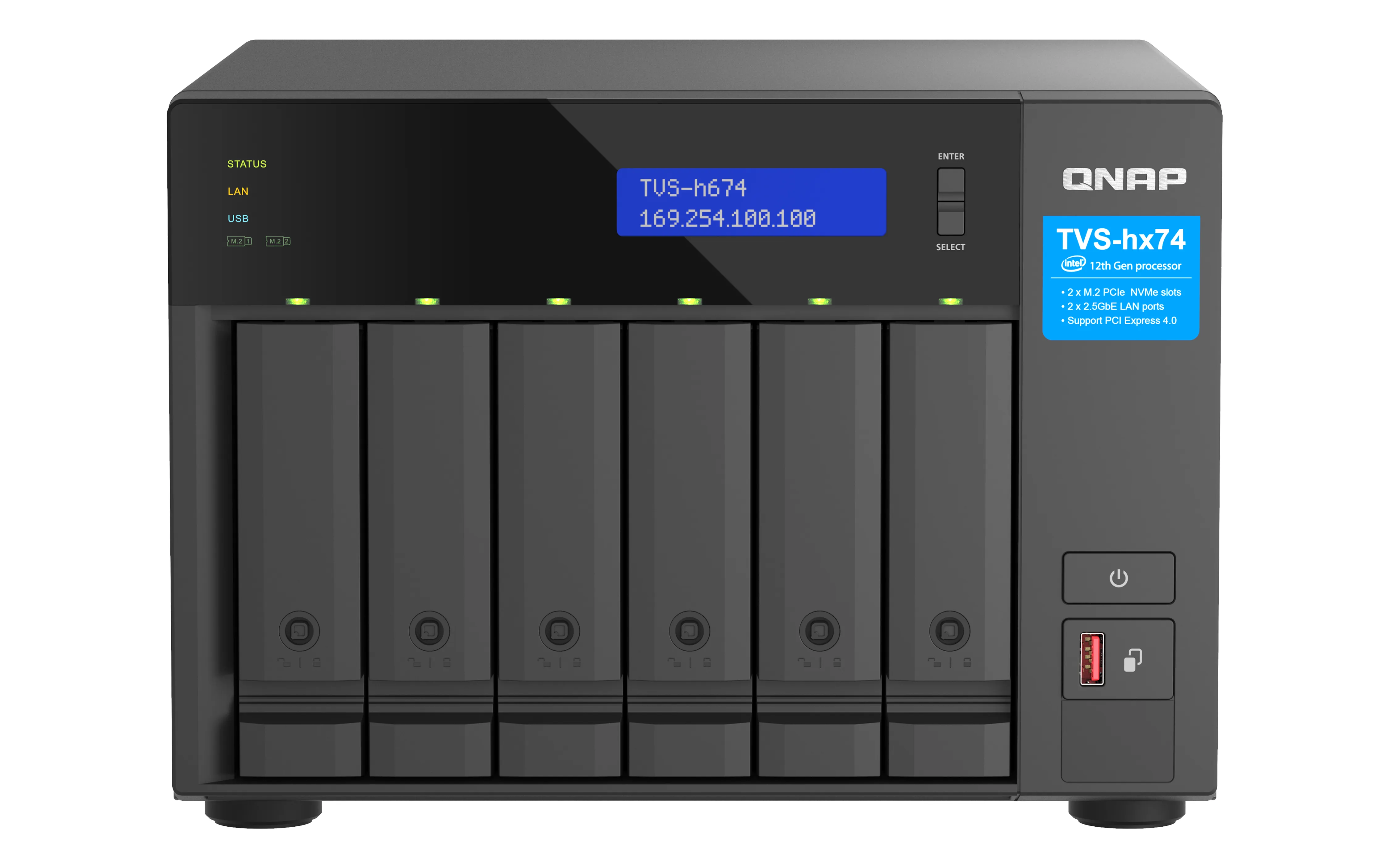 QNAP TVS-H674 - NAS-Palvelimet
