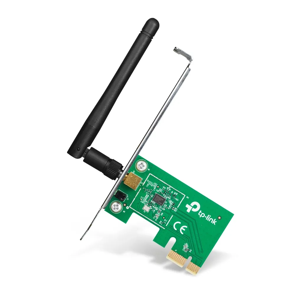 TP-Link TL-WN781ND, Sisäinen, Langaton, PCI Express, WLAN, 150 Mbit/s, Vihreä