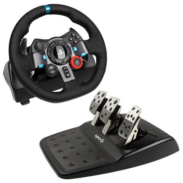 Logitech G29 Driving Force Racing Wheel - PlayStation 3/4 and PC - USB image