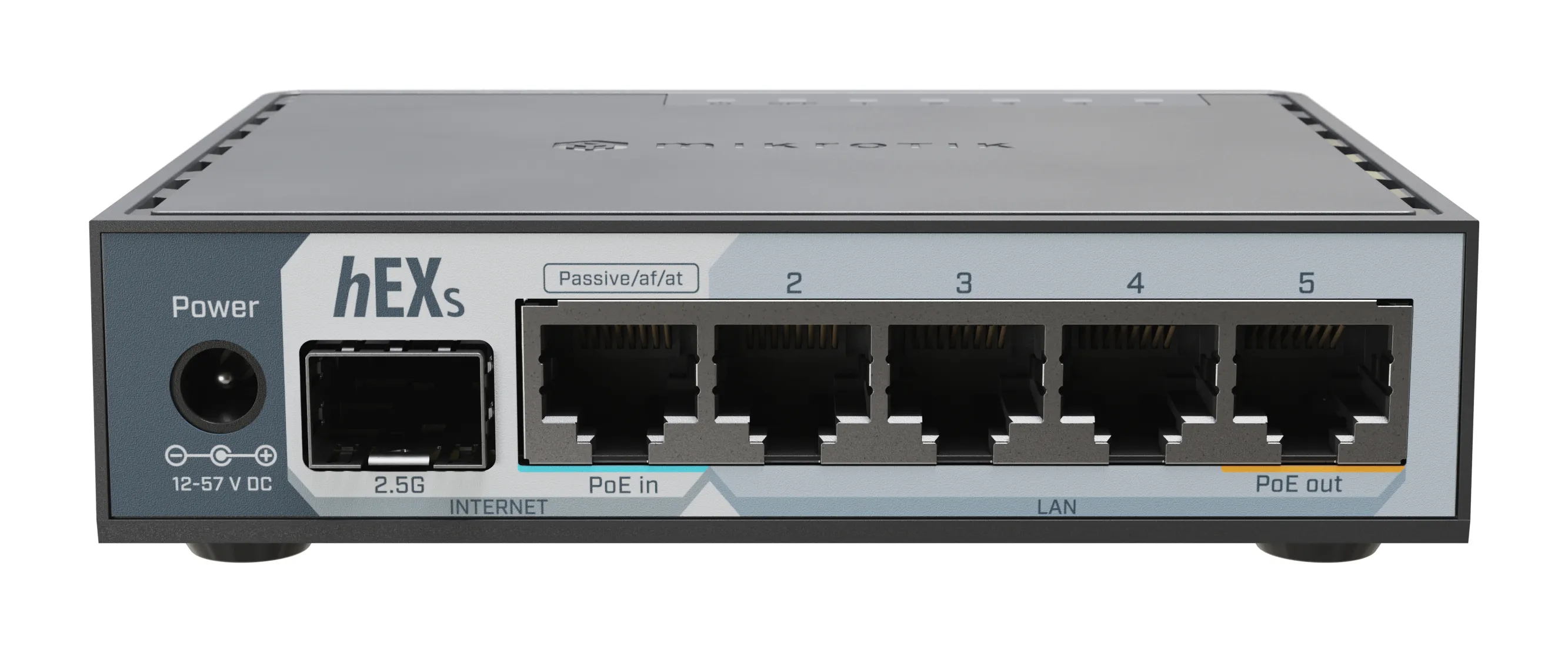 MikroTik hEX S (2025) - Langallinen reititin, Musta